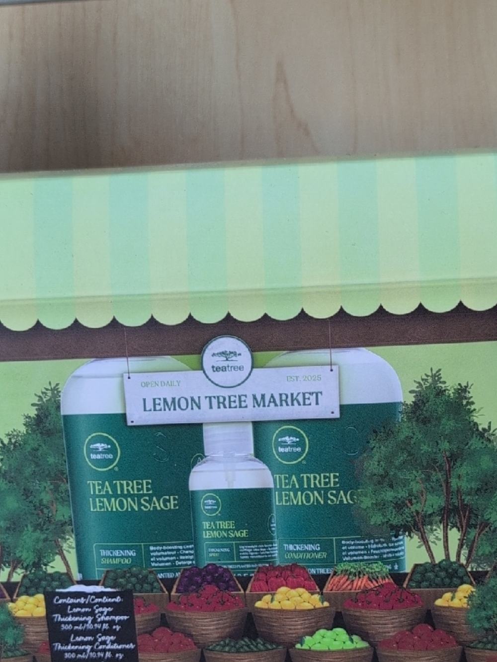 Paul Mitchell Lemon Sage Set!  Thickening Shampoo, Thickening Conditioner&Spray